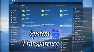 Como Poner Ventanas Transparentes en Windows 10 y 11 GRATIS Personaliza Tu PC 🔥 Glass Effect ✨