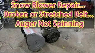 Snow Blower Belt Replacement