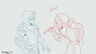 The girls are fighting! - ROTTMNT AU crossover | Animatic