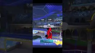 CEILING SHOT DOUBLE TAP IN ROCKET LEAGUE FREEPLAY!.. 
