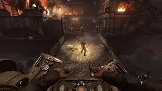 Wolfenstein nazis pull grenade pins with their gas masks