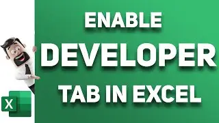 Enable Developer tab in Excel Ribbon (All versions)