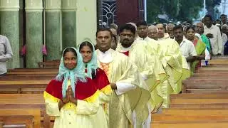 RENOVATED SACRED HEART CATHEDRAL, BLESSED AND OPENE VERY REV DR  SAHAYARAJ DCL ,