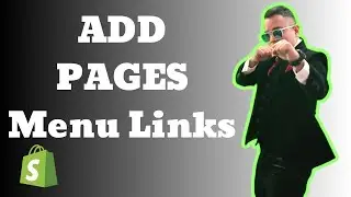 HOW TO ADD PAGES ON Shopify  Pages, Menu Links & More 2025