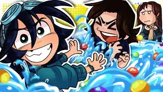 Quackity's In A Hot Tub With Foolish and Tina