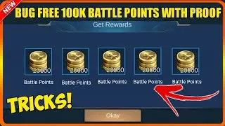 TRICKS FOR FREE 100K BATTLE POINTS INSTANT USING GUESS COINS | MOBILE LEGENDS BANG BANG 2021