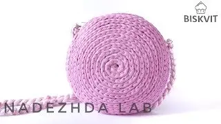 T-shirt Yarn Spiral Bag Crochet | Nadezhda Lab