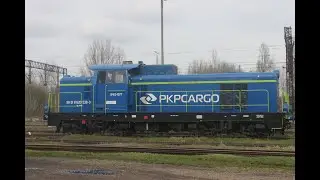 Manewry SM42-1084 PKP CARGO z węglarkami