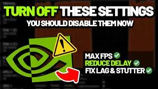 Turn Off These NVIDIA Settings — Fix FPS Drops & Micro Stutter