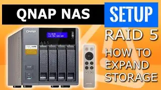 QNAP NAS RAID 5 expansion Data protection, how to expand storage. RAID level upgrade hard drives