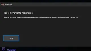 Erro(0x87DD0033) para estragar minha live Rumo 10mil inscritos