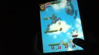 Blaze's gameplay in Sonic Jump