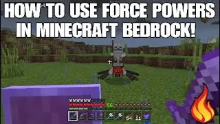 How to get force powers in minecraft bedrock!