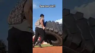 #spartan Jonas Tries Huge Tire Flipping