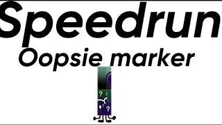 Find the markers speedrun - oopsie marker