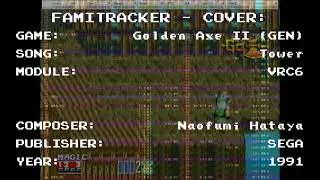 FamiTracker - Cover: Golden Axe II (GEN) - Tower (VRC6)