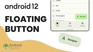 How to CREATE an ACTION BUTTON in ANDROID STUDIO APP  | #2022 #android12 #development #easy #fast