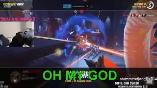 Overwatch xQc dies laughing at Moxy reacting to his shatter
