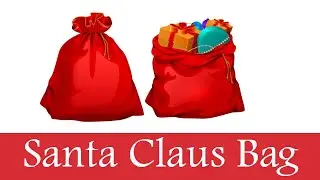 Santa Claus Bag idea | Christmas bag making at home without stitching.