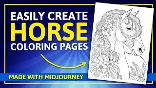 These AI Majestic Horse Coloring Pages Look AWESOME!
