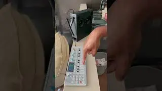 Pressing precisely one note on the OP-1 👌🏾🤌🏾 
