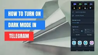 How to Turn On Auto Night Mode in Telegram App | Enable Dark Mode