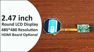 2.47inch Circle Round TFT LCD Display 480*480 Full IPS MIPI DSI 35pin Healthcare devices LCD screen