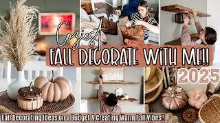 COZY FALL CLEAN & DECORATE WITH ME 2025 :: Budget Fall Decorating Ideas & DIY Fall Decor