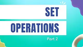 Lecture 24 -  Set Complement and Disjoint Sets