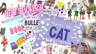 NEW stickers & Washi Tapes! Rongrong CAT, Bullet Journal & Bookworm