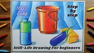 Still- Life Drawing For Beginners  -How to draw Still Life Drawing - Object Drawing @VipulSwamiArts