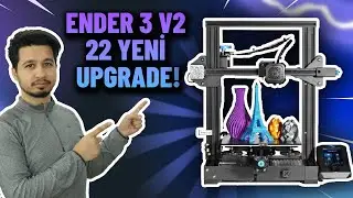 Ender 3 v2 22 New Upgrade (clean printing, remote control, fire prevention and more)