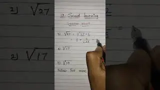 square root short tricks | multiple maths tricks | maths short tricks | #talati #shorts #viralshorts