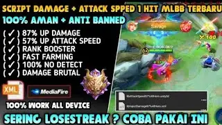 SCRIPT DAMAGE ATTACK SPEED MLBB ALL HERO NEW PATCH 2022 ANTI BANNED I CHEAT ML MOBILE LEGENDS