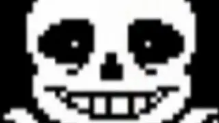 Sans but with fart sound effect
