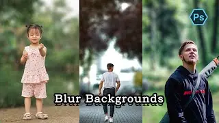 How to Blur Background In photoshop 2022  [FAST & EASY] | 3 tips | Just One click