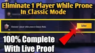 Eliminate 1 Player While Prone In Classic Mode