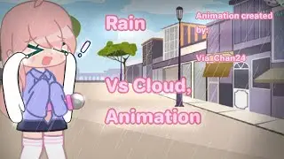 Rain | VS CLOUD | FNF | Animation | Via_Chan24