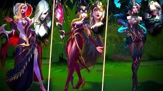 COVEN MORGANA (LEGENDARY), LEBLANC & ZYRA New Skins Spotlight - League of Legends