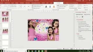 Como fazer convite com foto no power point
