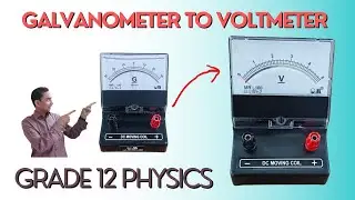 BEST VIDEO : Conversion of Galvanometer to VOLTMETER | Magnetic effects of current | Physics STD 12