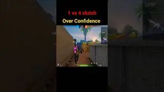 My Over Confidence....1 vs 4 clutch Gamplay.Para Samsung A1,A2,A3,A4,A5,A6,A7,A8,A9,A10,A20...#viral
