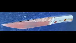 Нож из р6м5полотно своими руками за 2ве минуты.#нож