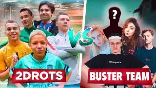 БУСТЕР TEAM vs 2DROTS / БУСТЕР  ШОУ-МАТЧ ПРОТИВ ФУТБОЛИСТОВ