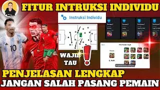 PENJELASAN INTRUKSI INDIVIDU FITUR TERBARU !! UPDATE TERBAIK KONAMI ?? EFOOTBALL 2024 MOBILE !!