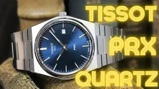 Blue Tissot PRX Watch Review | Swiss Quartz