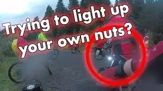 Trying to light up your own nuts? - Carron Valley with CSMTB Meetup Group