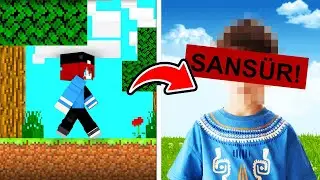 HASAN 2 BOYUTTAN GERÇEKÇİ MINECRAFT'a GEÇİYOR !! - Minecraft