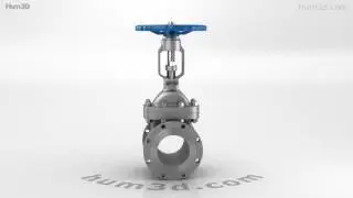 Gate Valve 3D model by 3DModels.org
