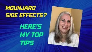MOUNJARO:  Side effects!  My top tips!  Including one you will not have heard of!   #zepbound